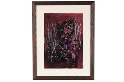 Lot 72 - Antoni Sulek - Untitled portrait | pastel and watercolour