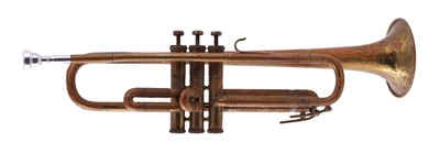 Lot 18 - Two trumpets; and a bugle