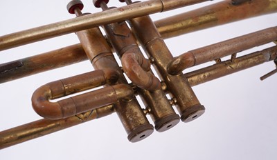 Lot 18 - Two trumpets; and a bugle