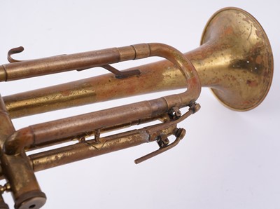 Lot 18 - Two trumpets; and a bugle