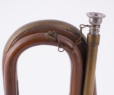 Lot 18 - Two trumpets; and a bugle