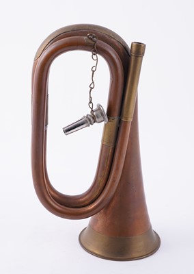 Lot 18 - Two trumpets; and a bugle