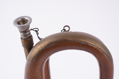 Lot 18 - Two trumpets; and a bugle