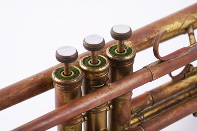 Lot 18 - Two trumpets; and a bugle
