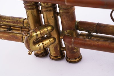 Lot 18 - Two trumpets; and a bugle