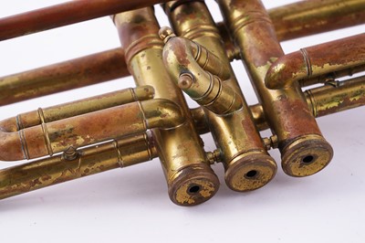 Lot 18 - Two trumpets; and a bugle
