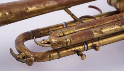 Lot 18 - Two trumpets; and a bugle