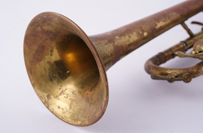 Lot 18 - Two trumpets; and a bugle