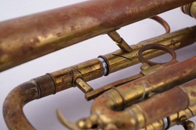 Lot 18 - Two trumpets; and a bugle