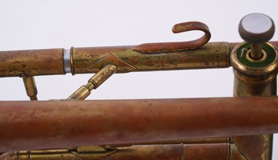 Lot 18 - Two trumpets; and a bugle