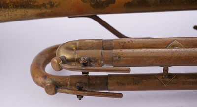 Lot 18 - Two trumpets; and a bugle