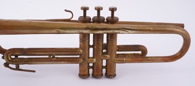 Lot 18 - Two trumpets; and a bugle