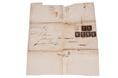 Lot 422 - Queen Victoria 1840 1d. black cover