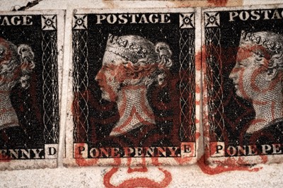Lot 422 - Queen Victoria 1840 1d. black cover