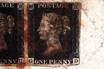 Lot 422 - Queen Victoria 1840 1d. black cover
