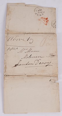 Lot 422 - Queen Victoria 1840 1d. black cover