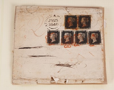 Lot 422 - Queen Victoria 1840 1d. black cover