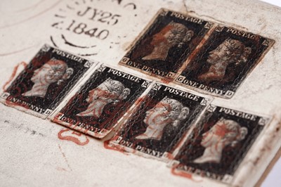 Lot 422 - Queen Victoria 1840 1d. black cover