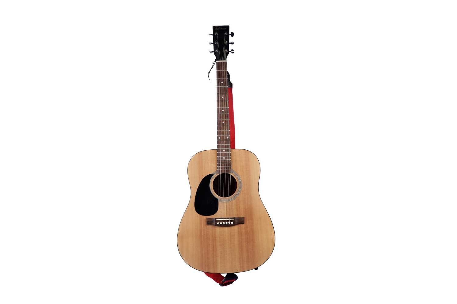 Lot 70 - A left-handed Redwood guitar