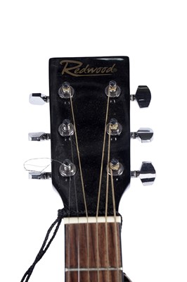 Lot 70 - A left-handed Redwood guitar