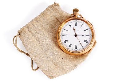 Lot 407 - Newcastle United 1904/5 League Championship 18ct yellow gold open face chronograph pocket watch