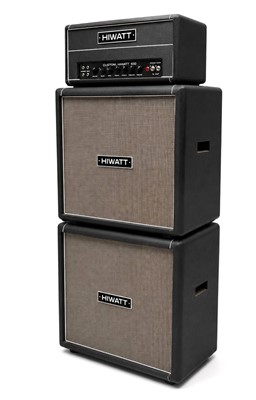 Lot 340 - A HIWATT 100-watt custom stack
