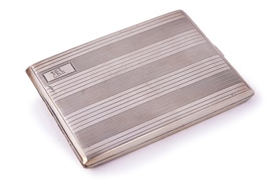Lot 364 - A George V silver card case | presented 1926