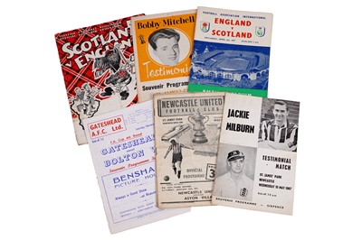 Lot 403 - 1950/60 football programmes