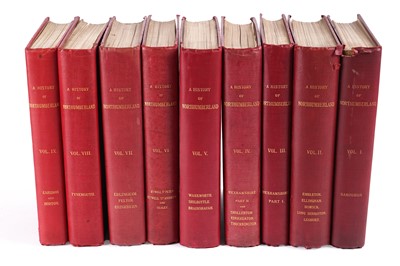 Lot 441 - Nine volumes of the History Of Northumberland