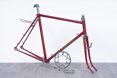 Lot 612 - A Raleigh ‘Record Ace’ bicycle frame; and Raleigh components.