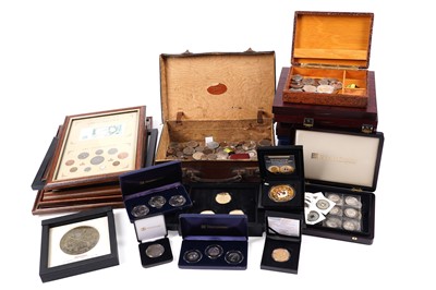 Lot 153 - A large quantity of British and foreign and coinage