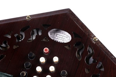 Lot 7 - A Wheatstone 48-key English system concertina