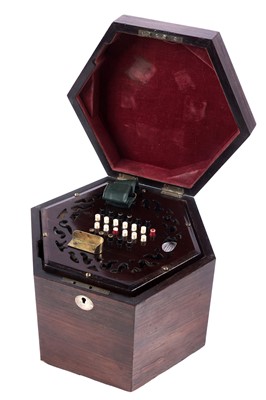 Lot 7 - A Wheatstone 48-key English system concertina