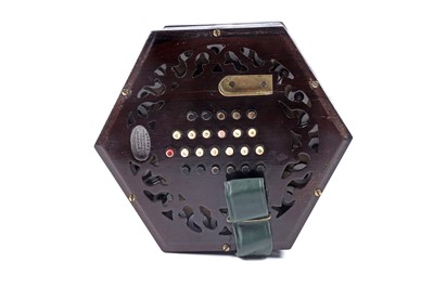 Lot 7 - A Wheatstone 48-key English system concertina