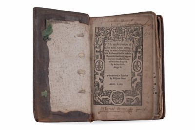 Lot The eyght bookes of Caius Iulius Caesar, 1565