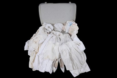 Lot 587 - A collection of 19th Century baby dresses and accessories