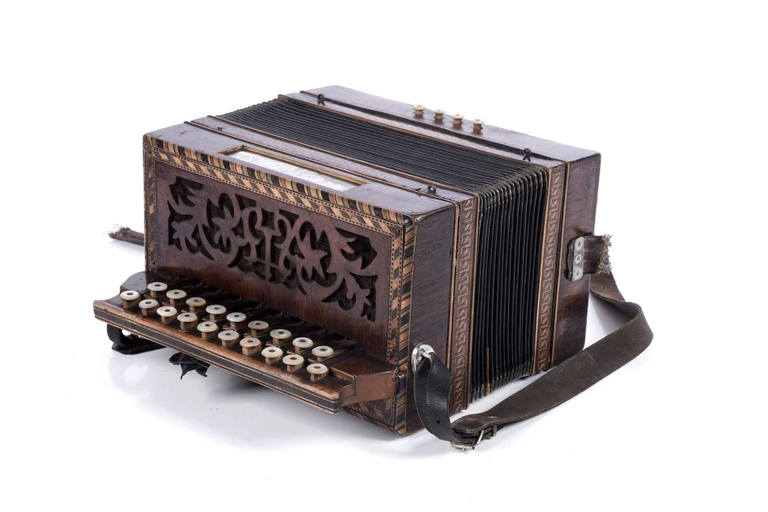 Lot 2 - A Crucianelli diatonic button accordion
