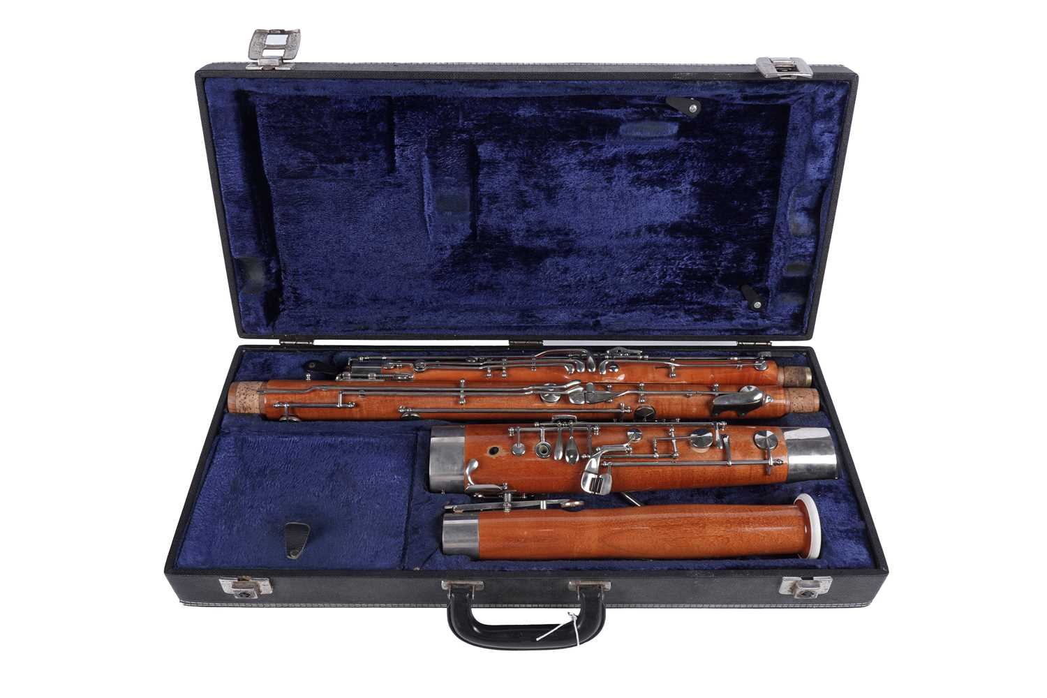 Lot 15 - A fruitwood bassoon