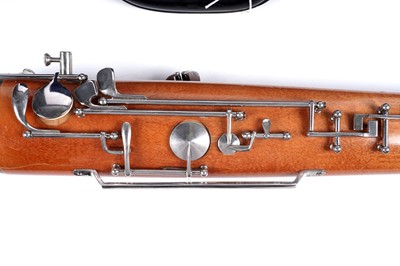 Lot 15 - A fruitwood bassoon