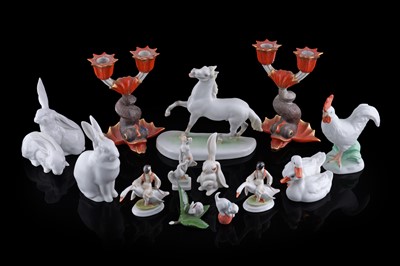 Lot 299 - A selection of Herend porcelain