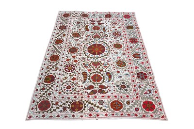 Lot 133 - A late 20th Century Uzbek Suzani