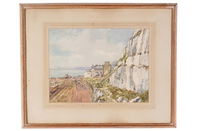 Lot 355 - Norman Janes - The Houses Under East Cliff, Dover | watercolour