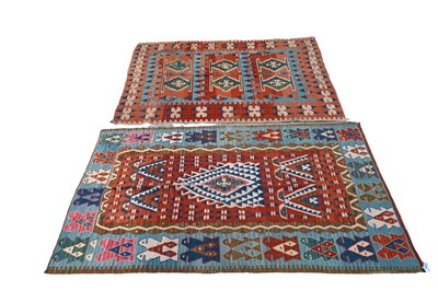 Lot 154 - Two Anatolian-style Kilim rugs