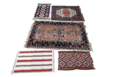 Lot 155 - A collection of five rugs
