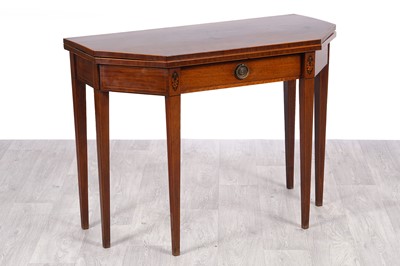 Lot 23 - A George III mahogany tea table