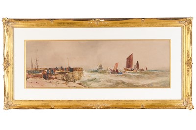 Lot 331 - Frank Henry Mason - Fishing Fleet | watercolour