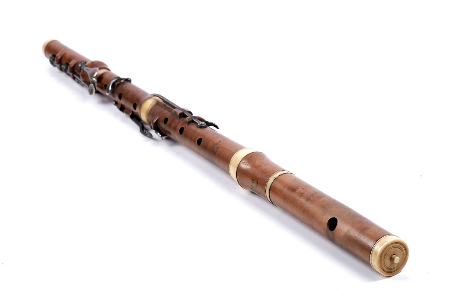 Lot 9 - A Goulding & D'Almaine boxwood flute