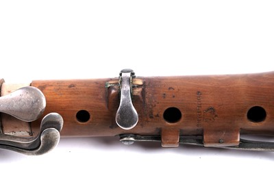 Lot 9 - A Goulding & D'Almaine boxwood flute