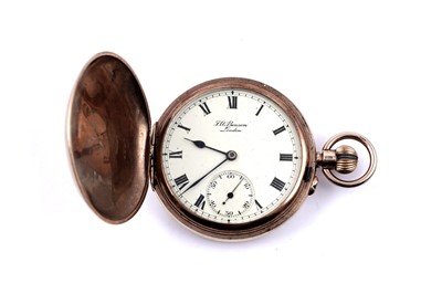 Lot 168 - A 1930s 9ct gold cased hunter pocket watch by J.W. Benson of London