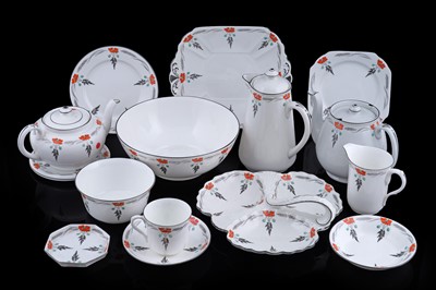 Lot 274 - A comprehensive selection of Shelley ‘Poppy’ ceramics